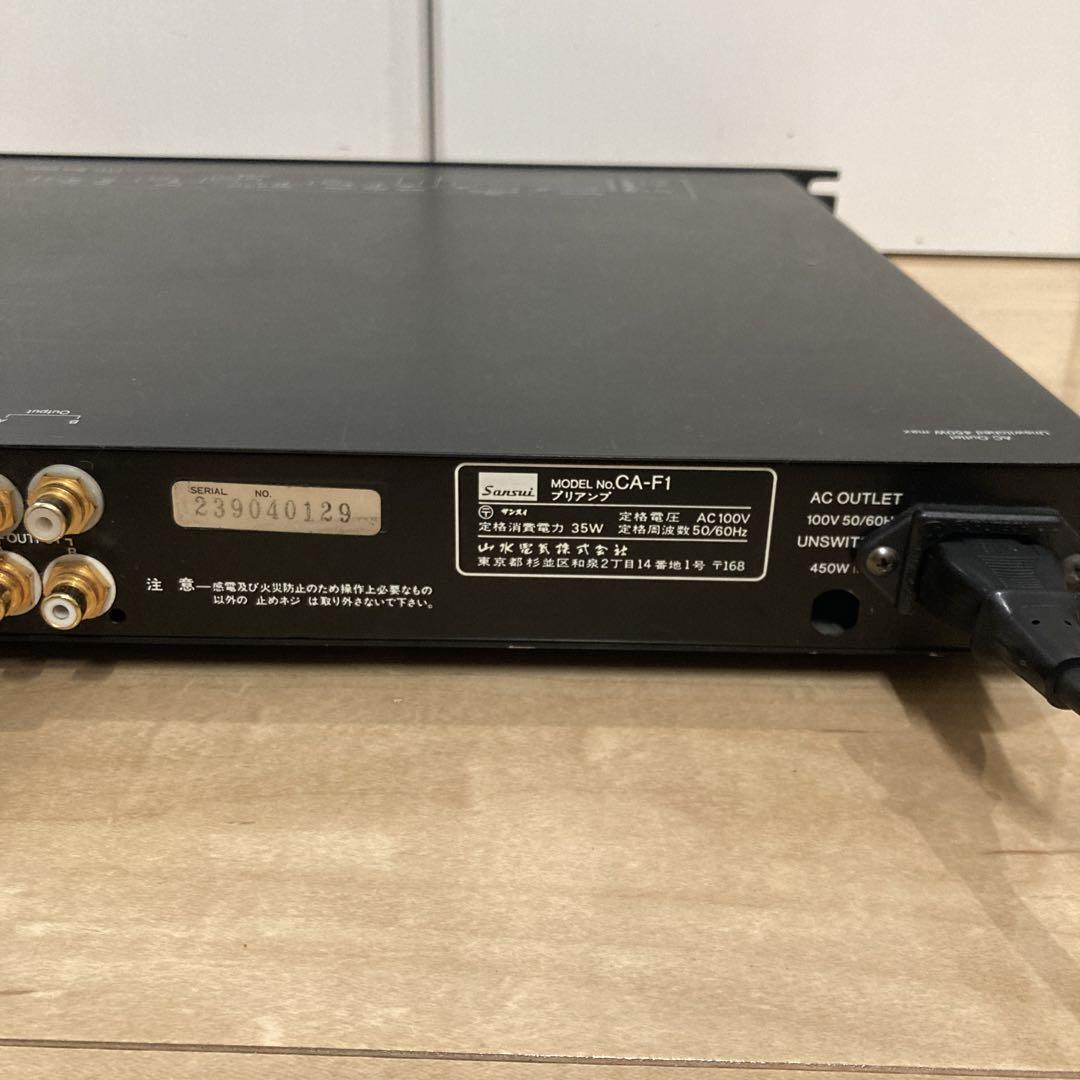 【動作良好】SANSUI CA-F1 プリアンプ サンスイ 動作良好】SANSUI CA-F1 プリアンプ サンスイ