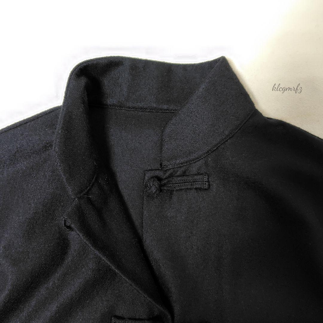 美品 ユニフォームエクスペリメント チャイナボタン カンフー ジャケット ウール 美品 ユニフォームエクスペリメント チャイナボタン カンフー ジャケット ウール