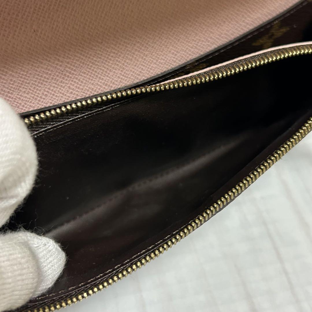 良品 ルイヴィトン ポルトフォイユ エミリー M61289 モノグラム 長財布