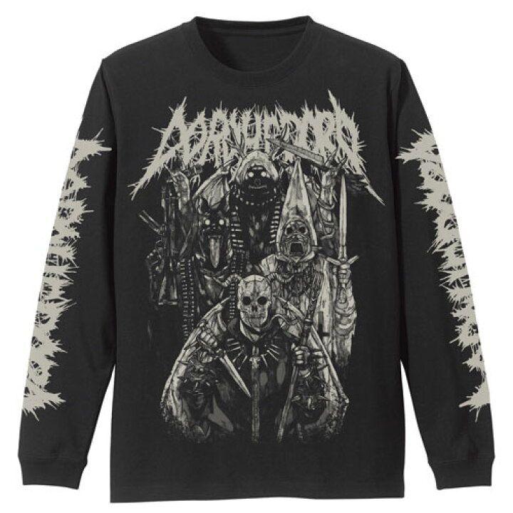 ドロヘドロ 悪魔たちの袖リブロングスリーブTシャツ ブラック Lサイズ