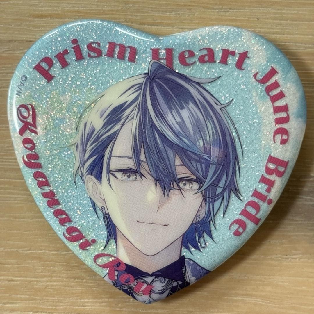 小柳ロウ June Brideにじさんじ ハート型 缶バッジ12個② Prism Heart June Bride】ランダムハート型缶バッジ Aグループ