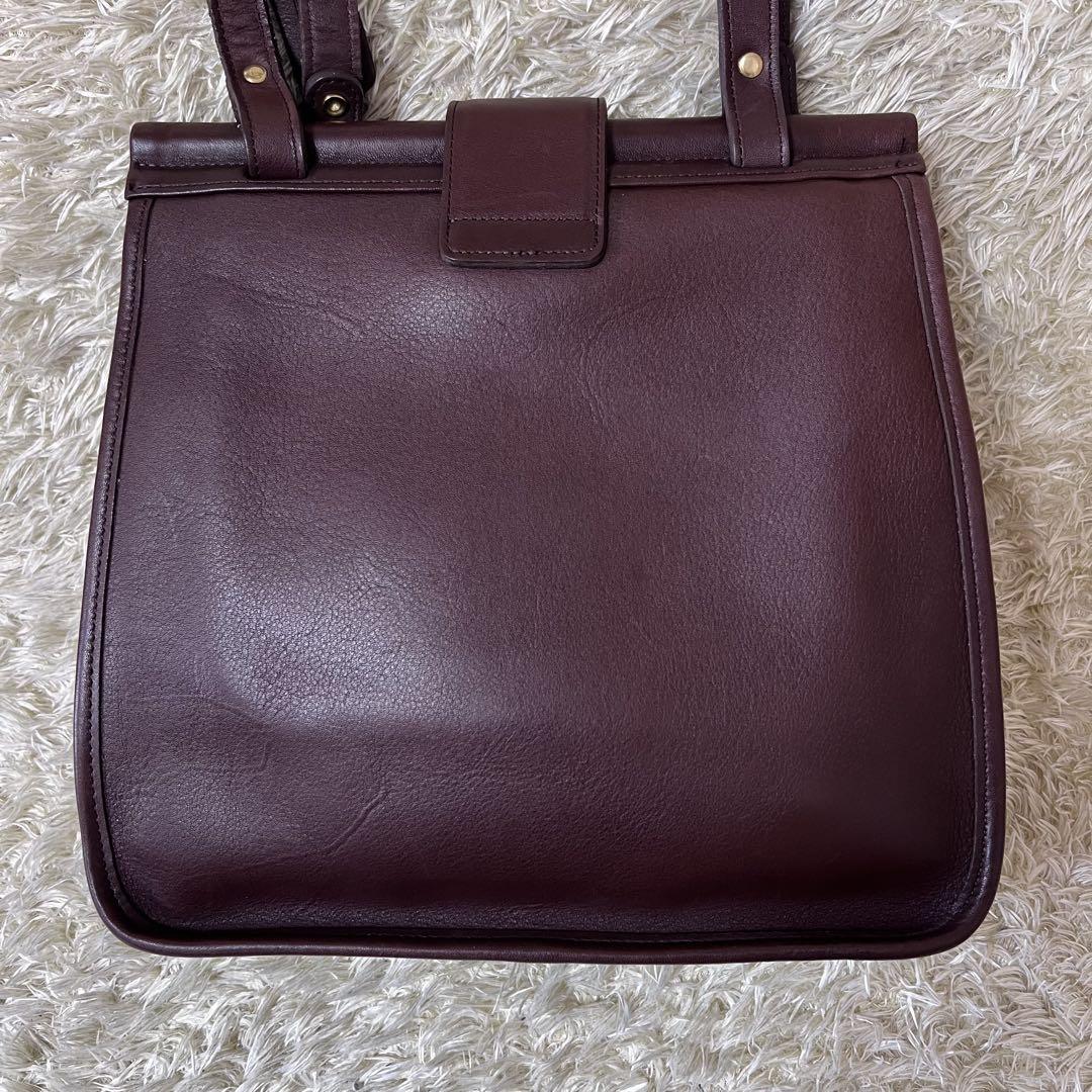 極美品 希少色○COACH オールドコーチ 4923 レザー トートバッグ