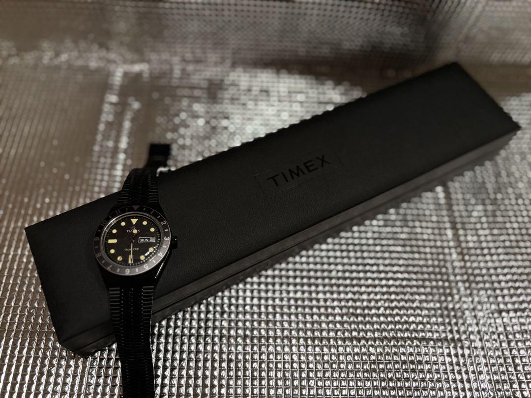 【新品•未使用】TIMEX Q タイメックス TW2U61600 ブラック 黒