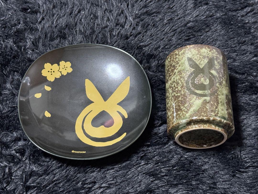 Amazon | カプコンカフェ限定 モンハン 茶屋セット 団子皿湯呑