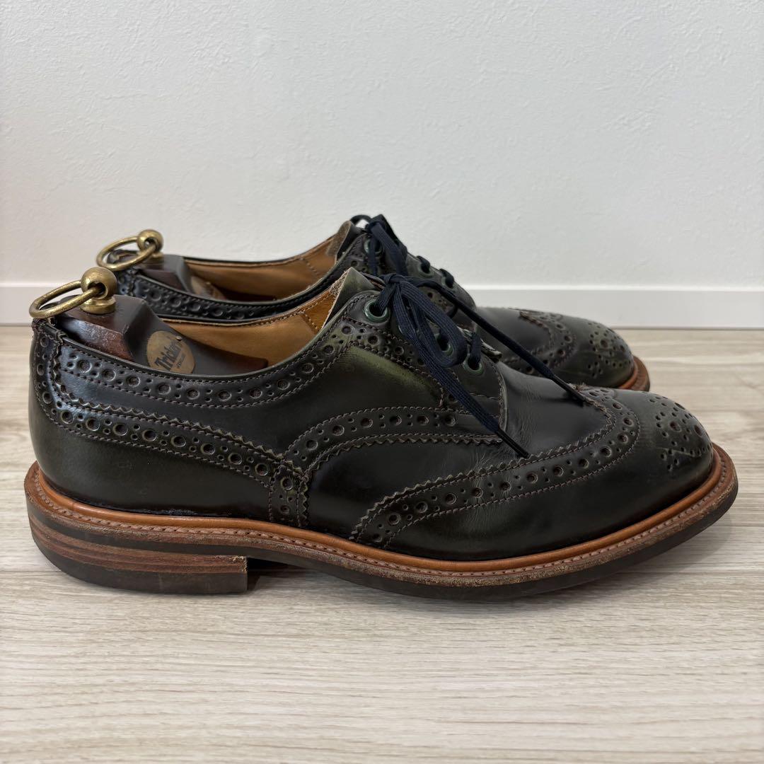 【美品】Tricker’s BOURTON UK6 ダークグリーン 英国製