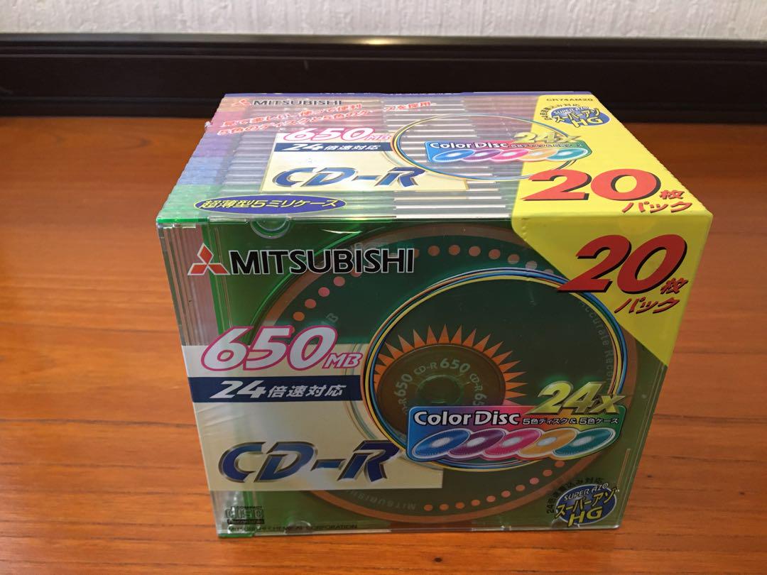 三菱化学 650MB 24×スーパーアゾ CD-R 20枚CDR74AM20