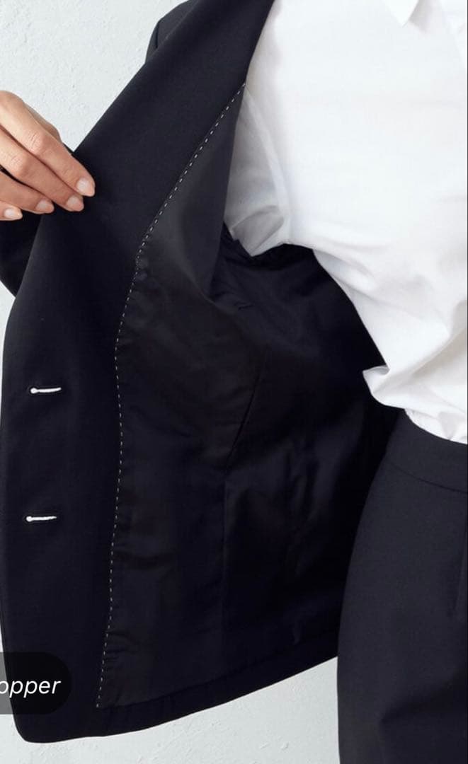 COMME CA ISM テーラードジャケット セットアップ　スカートシャツ付