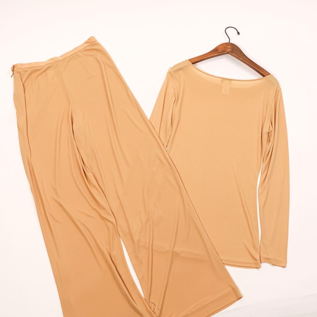 H2502-141◾️ケンゾー　クルーネック長袖トップス　ワイドパンツセット