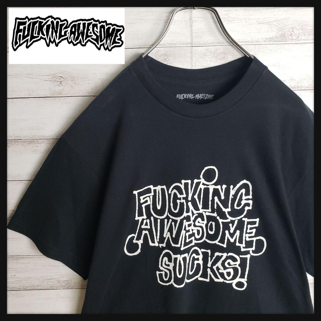 新作ウエア 【最高デザイン】fucking ペイント 手書きロゴ ビックロゴ 豊富な品 【入手困難】fucking awesome 美品. ゆるだぼ 人気デザイン ロゴ パーカー