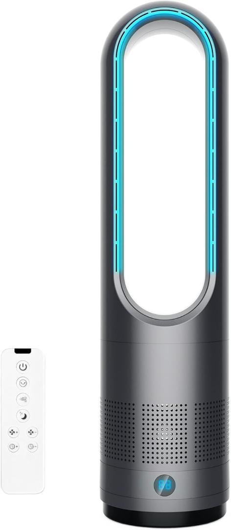 タワーファン 【羽根なし&DCモーター&電気代大幅節約】扇風機 リビング扇風機