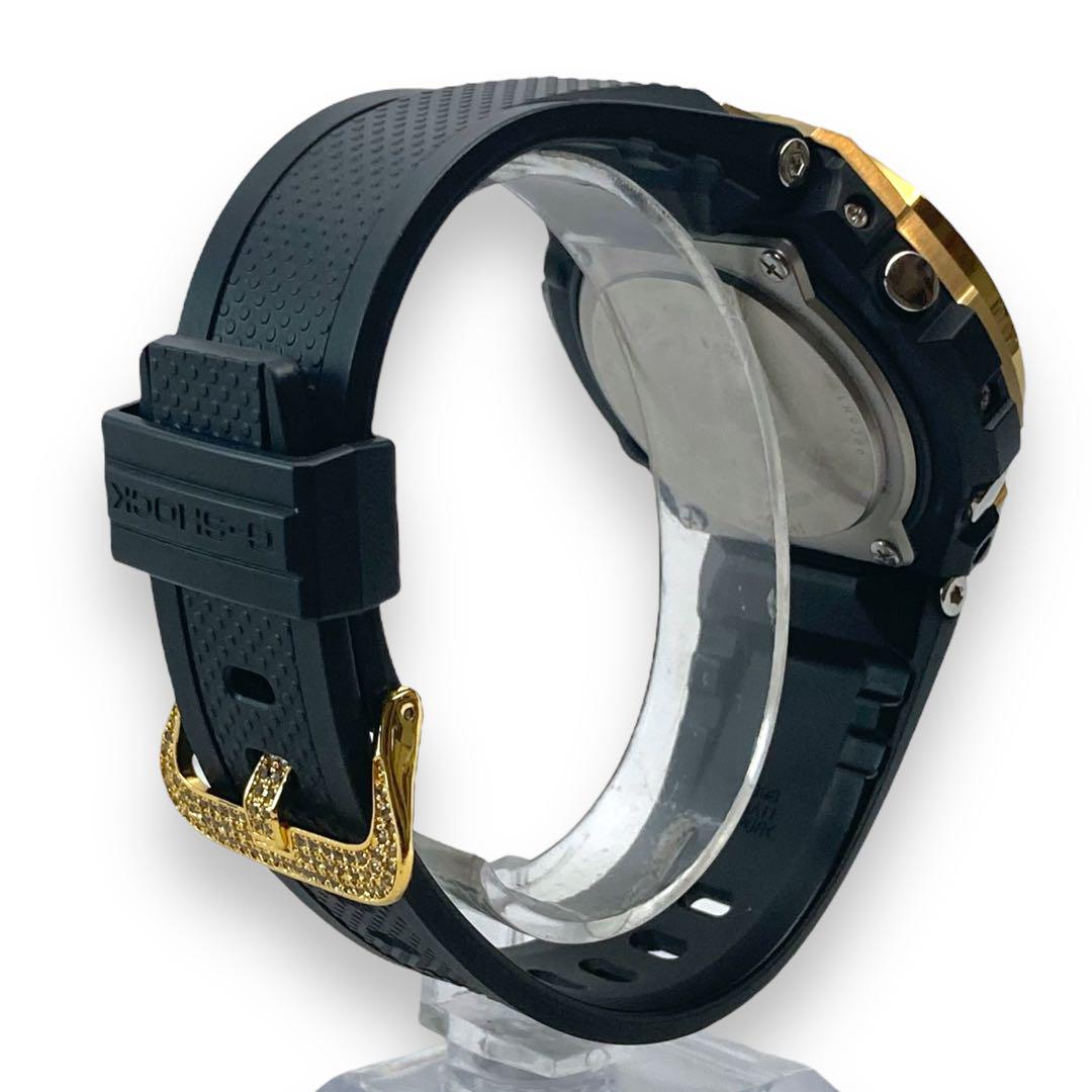 Ⴤ1234 ꕤ希少レア G-SHOCK G-STEEL 腕時計 ゴールド ダイヤ