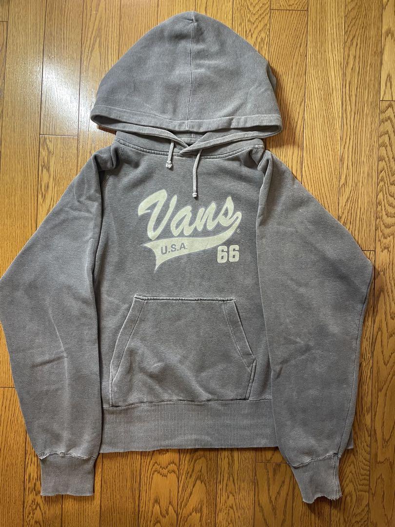 90s USA製 VANS パーカー グレー y2k