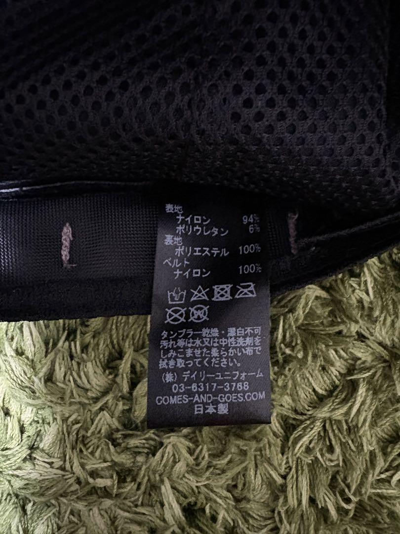 COMESANDGOES SPOKEN FORMS CAP 6パネルキャップ 黒