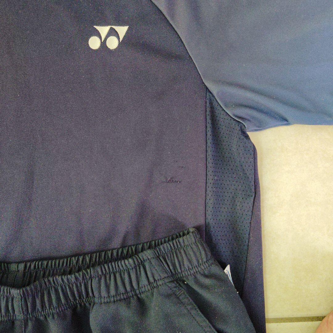 YONEX ヨネックス テニスウェア　上下セットアップ　ボーダー　Mサイズ テニスウェア（上下） Mサイズ YONEX ヨネックス - メルカリ