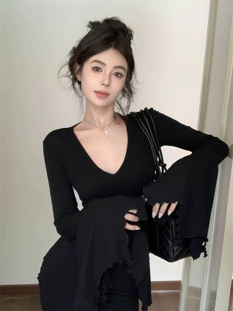 春夏ゆったりトップス❤️シンプル可愛いデート普段着お出かけ用