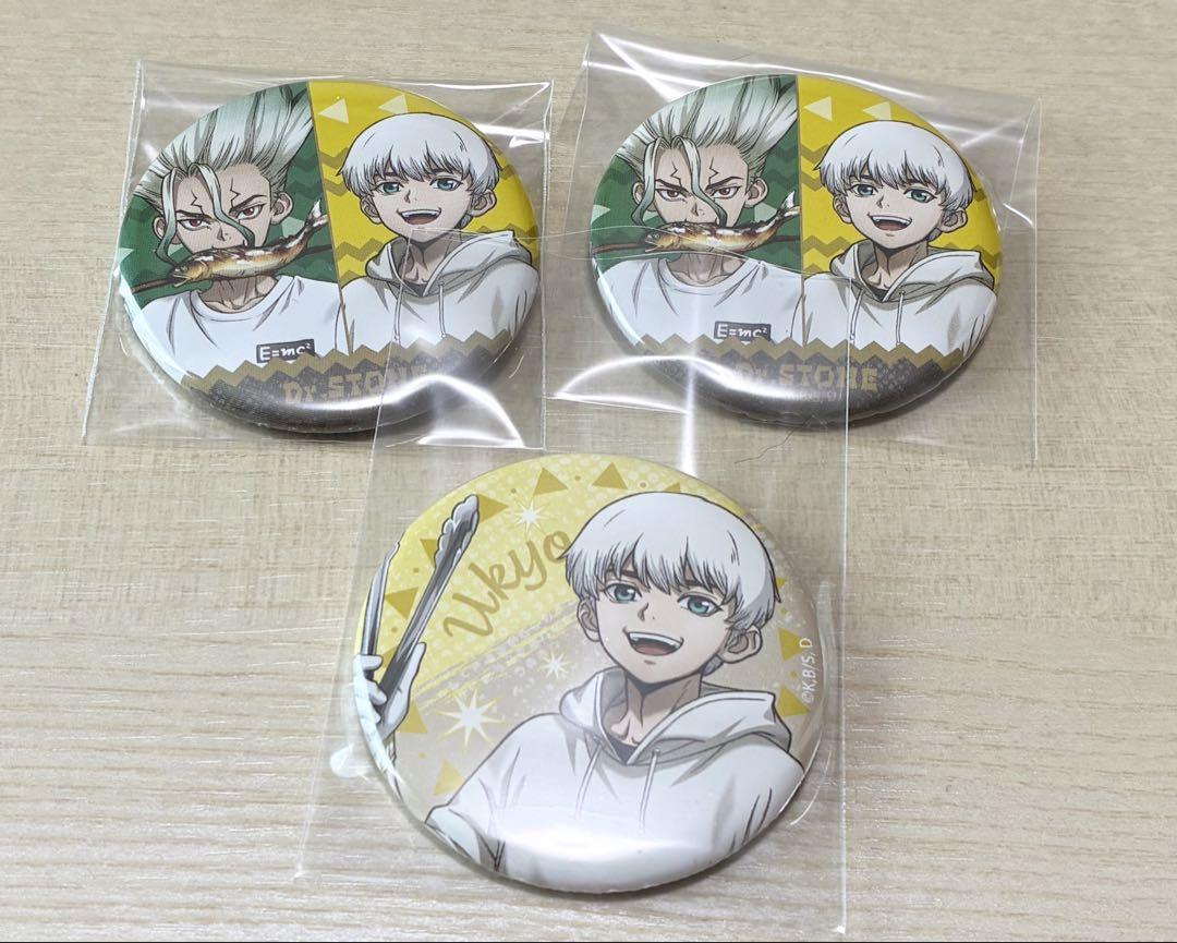 Dr.stone バーベキュー ぷちくじ 缶バッジ 西園寺羽京 石神千空