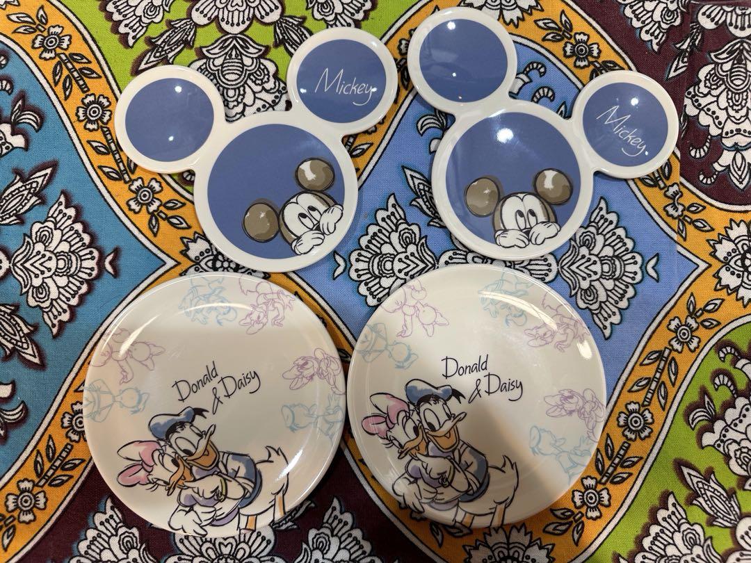 《Disney STORE★子供用食器2セット ドナルド・ダックとミッキー》