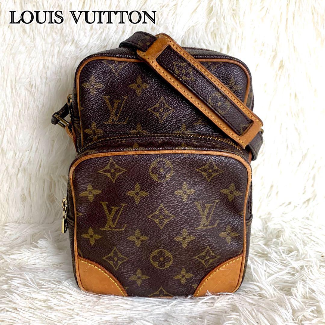 【美品】Louis Vuitton ショルダーバッグ アマゾン ダークブラウン 美品】ルイヴィトン アマゾン ショルダーバッグ モノグラム