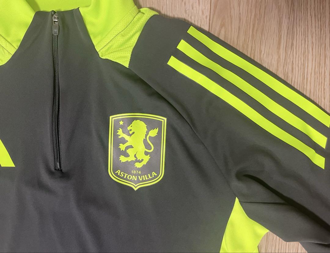 adidas アストンヴィラ　トレーニングトップ　ドリルトップ　ジャージ　新品 adidas アストンヴィラ トレーニングトップ ドリルトップ