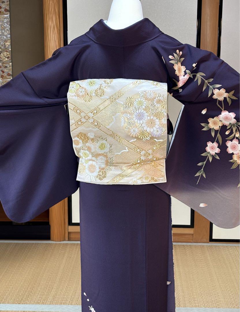 袋帯 帯締め帯揚げ4点フルセット￼