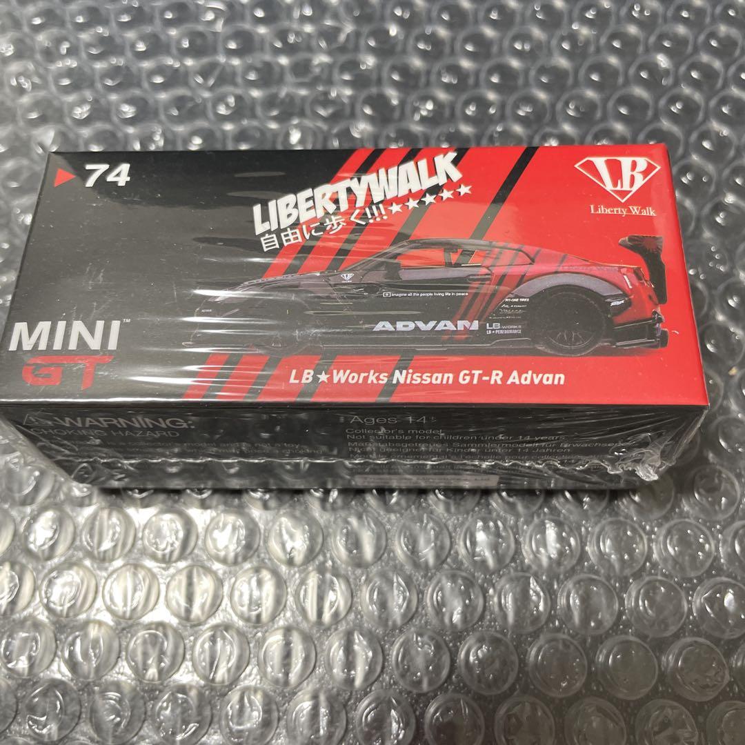 レア希少未開封品★MINI GT リバティーウォーク　ADVANアドバンGT-R