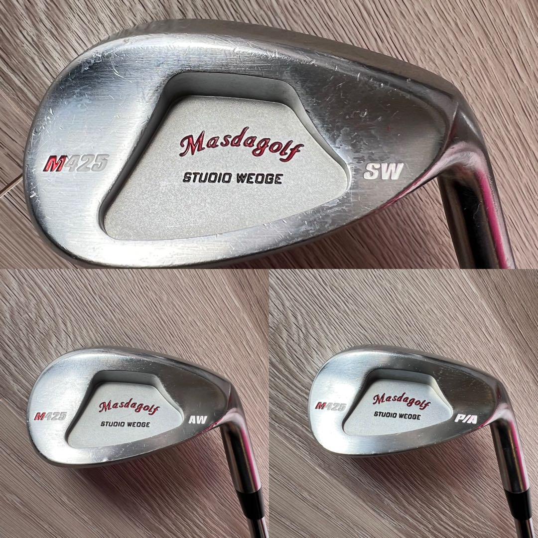 マスダ スタジオウェッジ 3本セット M425 P/A AW SW STUDIO WEDGE M425 | マスダゴルフ