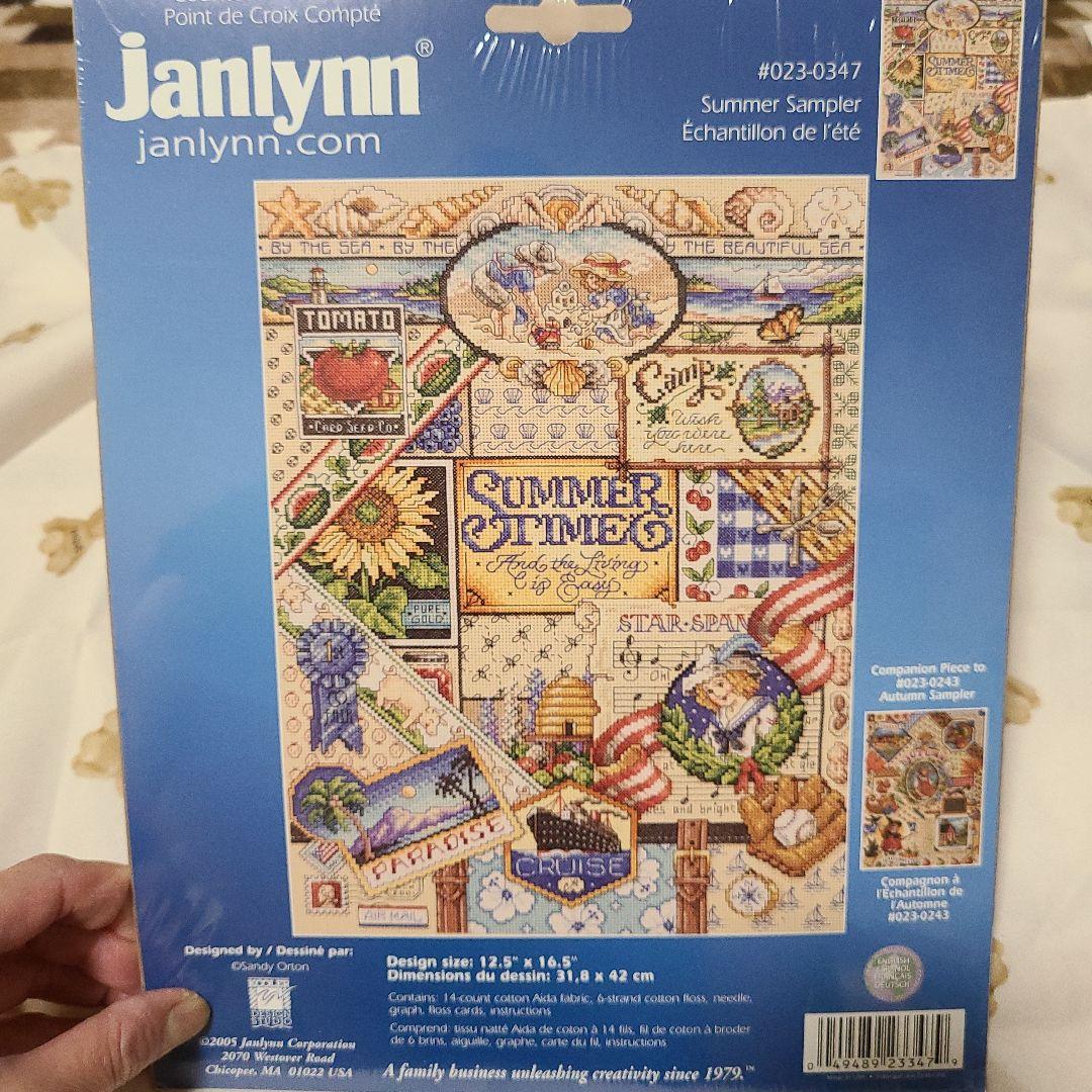 janlynn クロスステッチ　サマーサンプラー