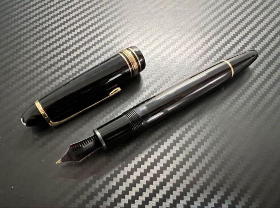 ずっと気になってた モンブラン 万年筆 146 全金 18C M 中字 1970年代 - メルカリ 筆記具