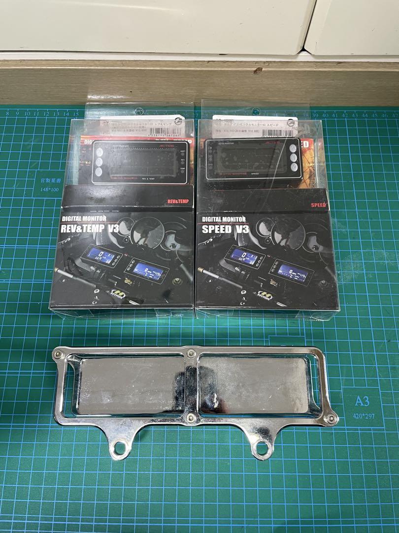 絶版 ACTIVE V3 モニター　スピード＆テンプ＆ステー付