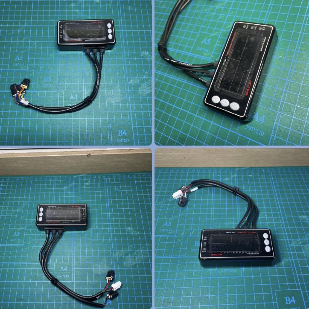 絶版 ACTIVE V3 モニター　スピード＆テンプ＆ステー付