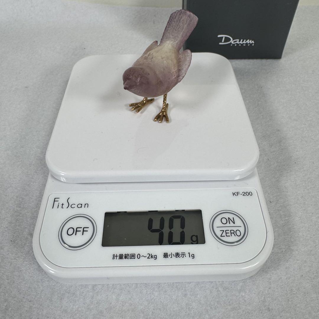 Daum France クリスタルガラス　バード　鳥　椋鳥？ Daum France クリスタルガラス バード 鳥 椋鳥？ - メルカリ