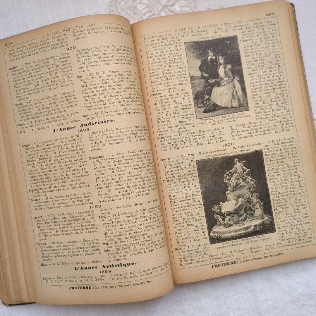 1901アルマナック ジャンクジャーナル洋書古書 ヴィンテージ