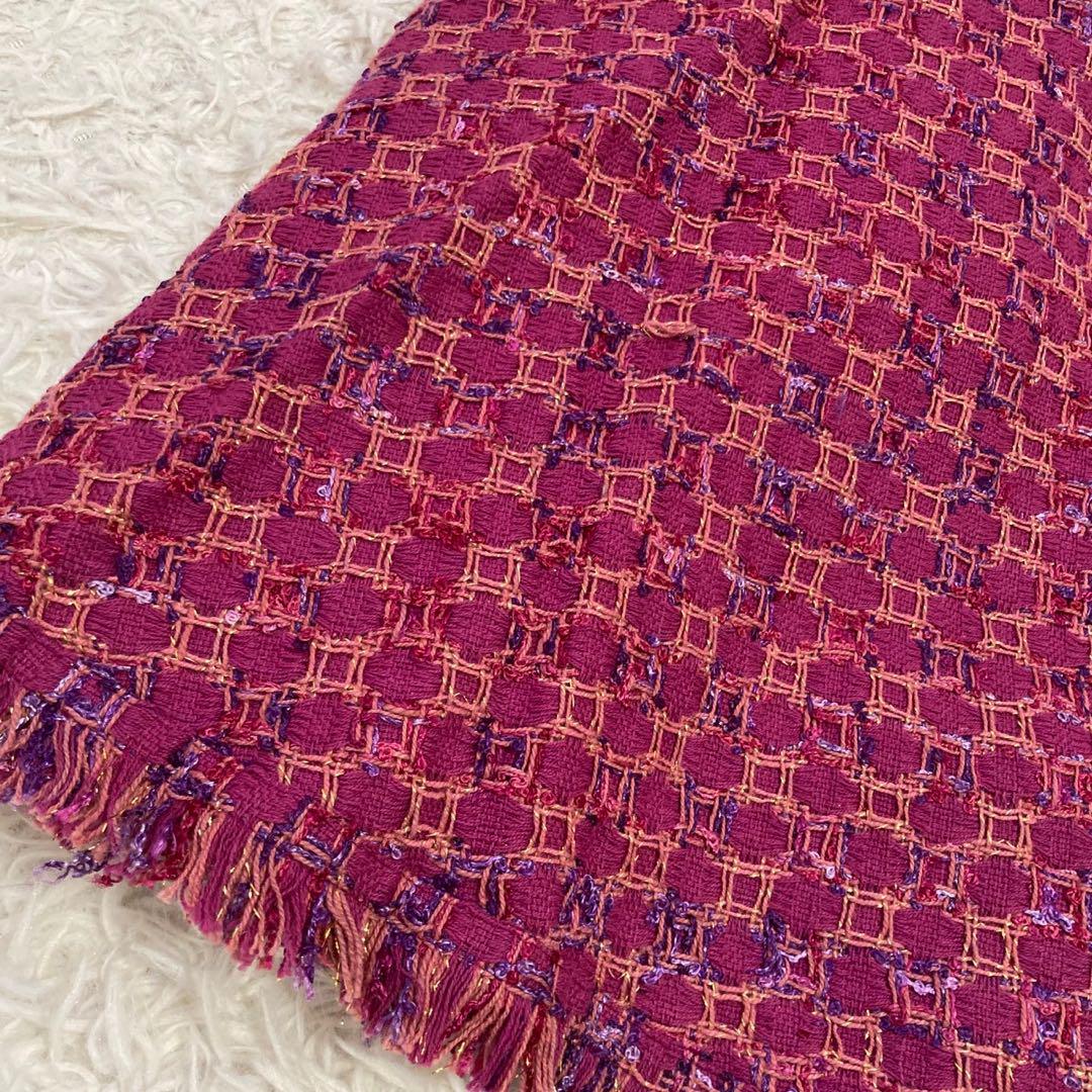 《美品》 Rene ツイードスカート ショッキングピンク キレイめ オシャレ