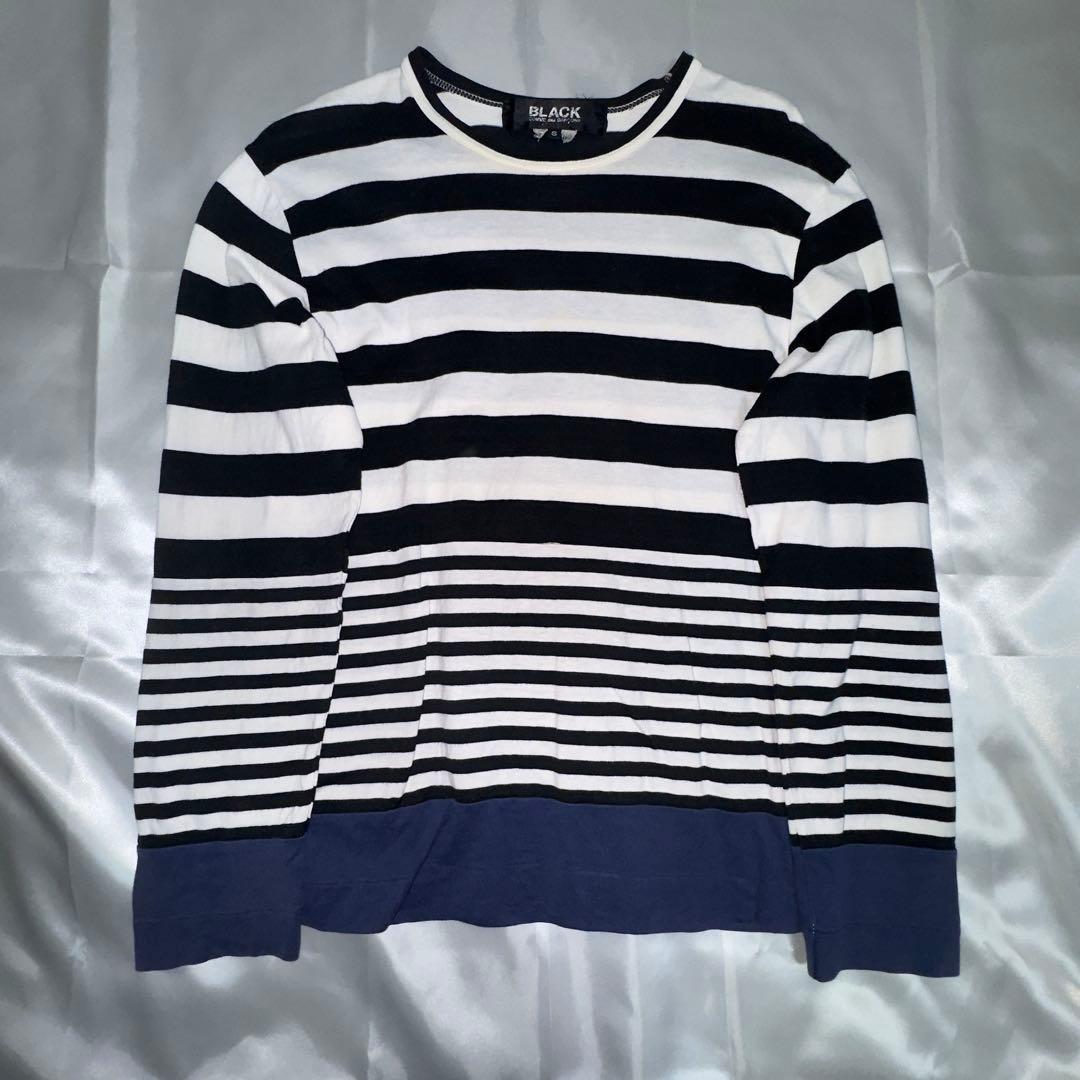 BLACK Comme des Garçons ボーダーロンTS・BLACK COMME des GARCONS