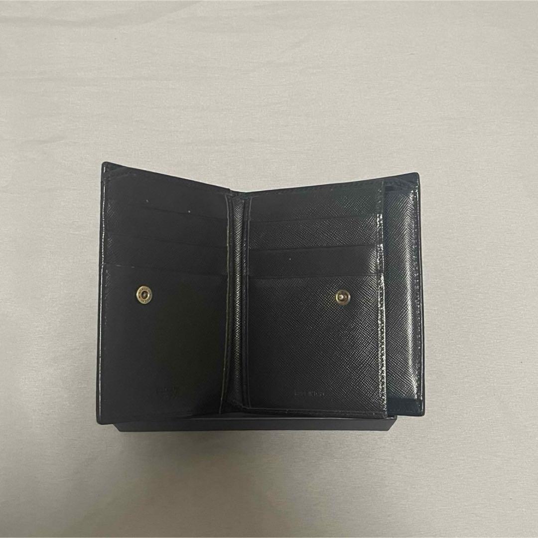 PRADA 折り財布 ブラック 箱付き
