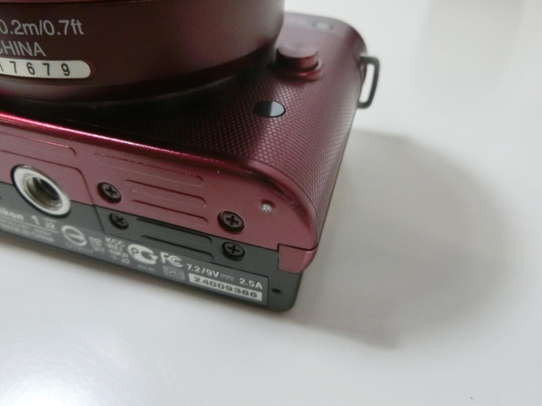 NIKON 1 J2 ダブルスーム RED 動作品訳あり20250324(YM)