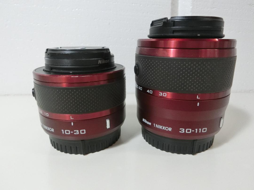 NIKON 1 J2 ダブルスーム RED 動作品訳あり20250324(YM)