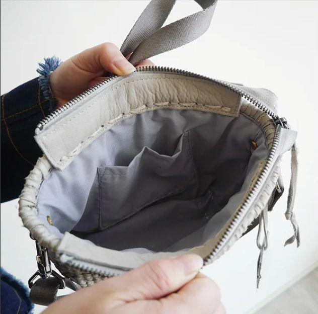 POMTATA ポンタタ AMICO ショルダーバッグ Sサイズ グレー 美品