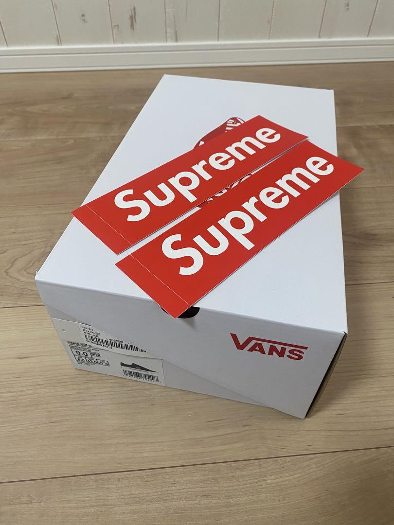 Supreme Fuck Em Black VANS 未使用 27センチ