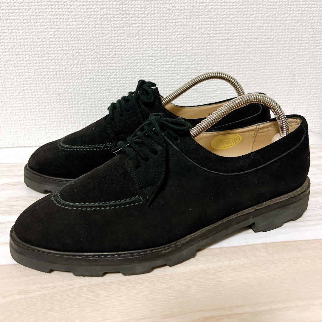 美品　REGAL リーガル スウェード　シューズ　黒　革靴　24.5cm