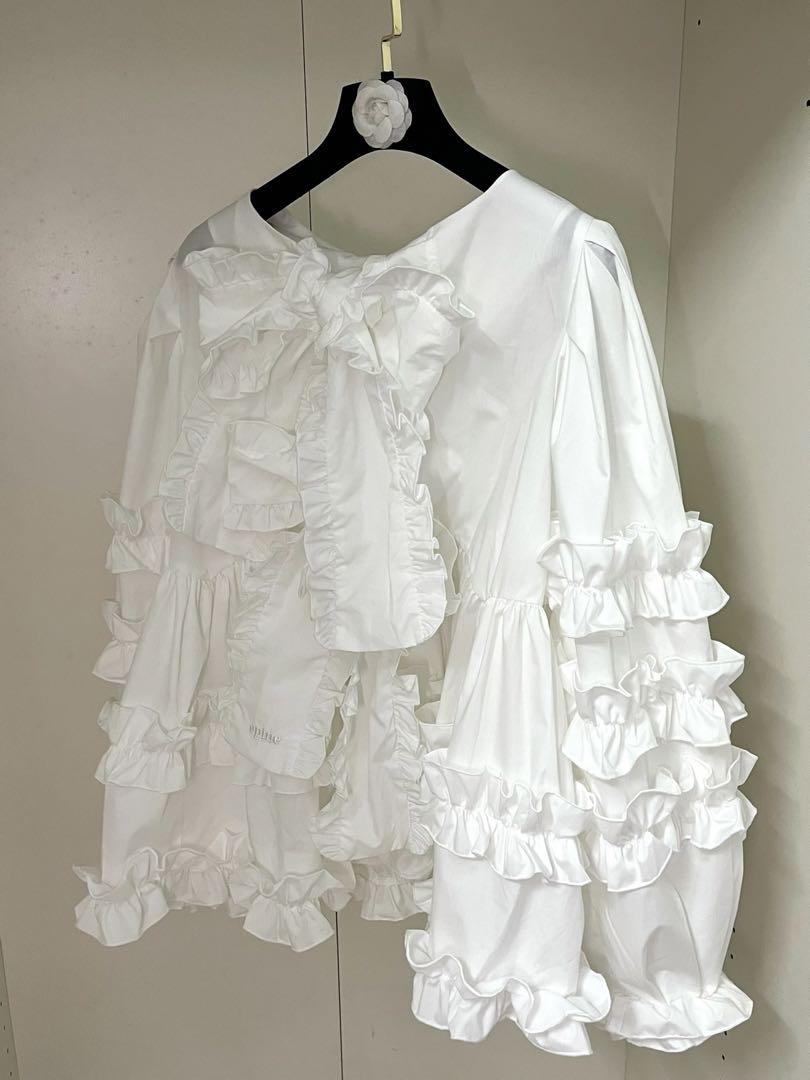 épine double ribbon frill blouse épine double ribbon frill blouse（2color） | épine