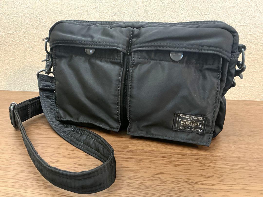 美品　PORTER ポーター ショルダー サコッシュ ウエスト ポーチ タンカー