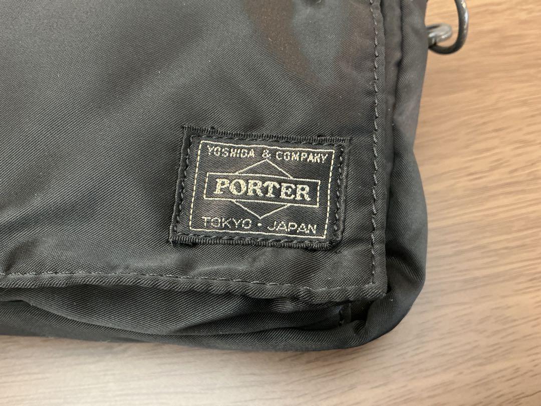 美品　PORTER ポーター ショルダー サコッシュ ウエスト ポーチ タンカー