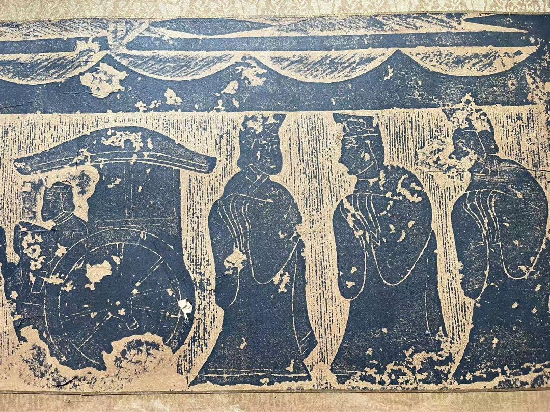 古い中国拓本　孔子見老子　161x31cm 古い中国拓本 孔子見老子 161x31cm - メルカリ