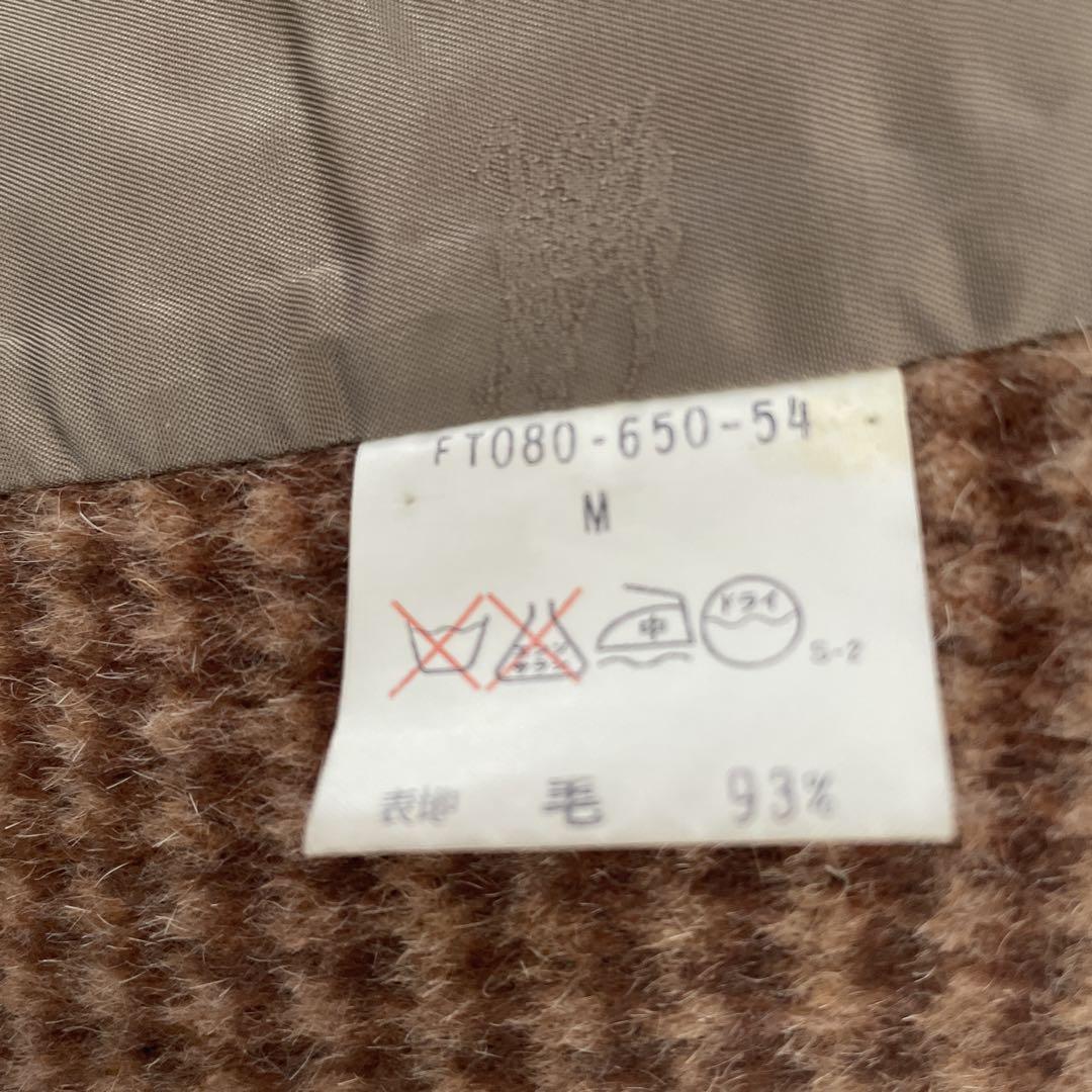Burberry's アルパカロングコート　茶系　サイズM