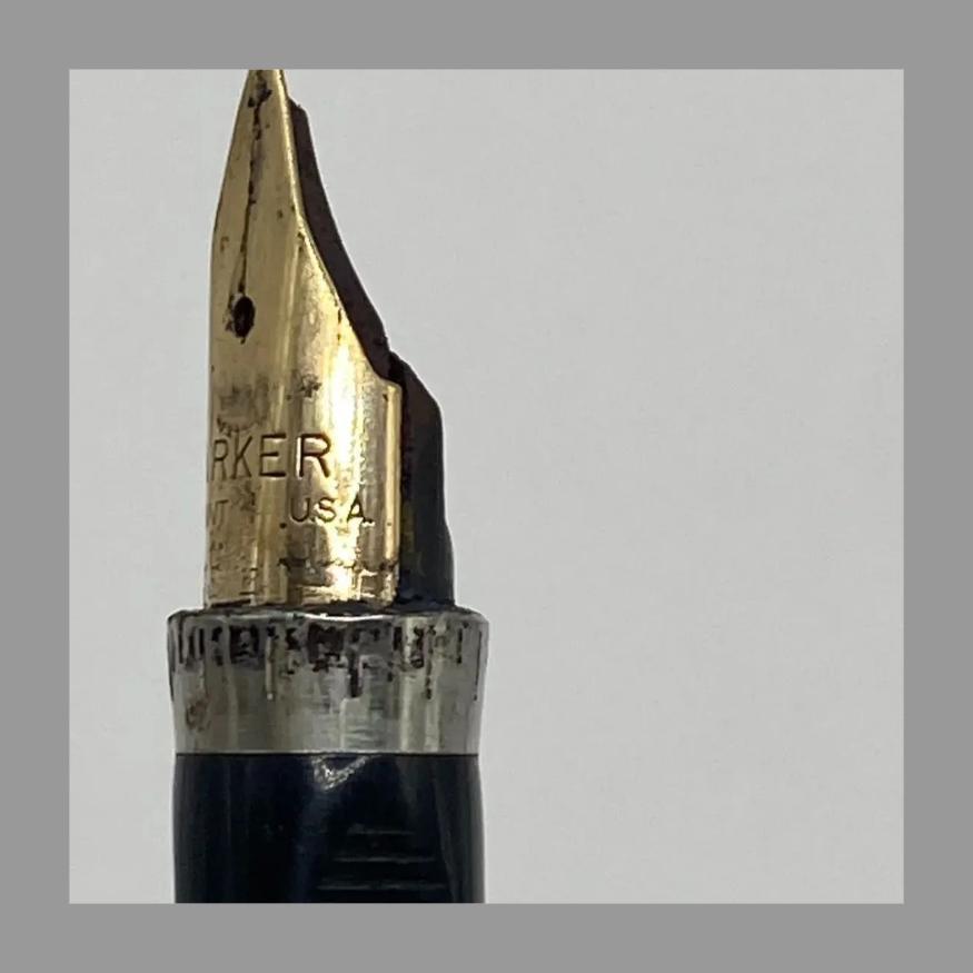 ◎ 14K 金　ゴールド 万年筆　ペン　PARKER　K14 585 パーカー
