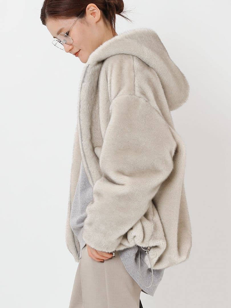 【新品タグ付】AP STUDIO Wジップ ファーブルゾン 【新品タグ付】AP STUDIO Wジップ ファーブルゾン