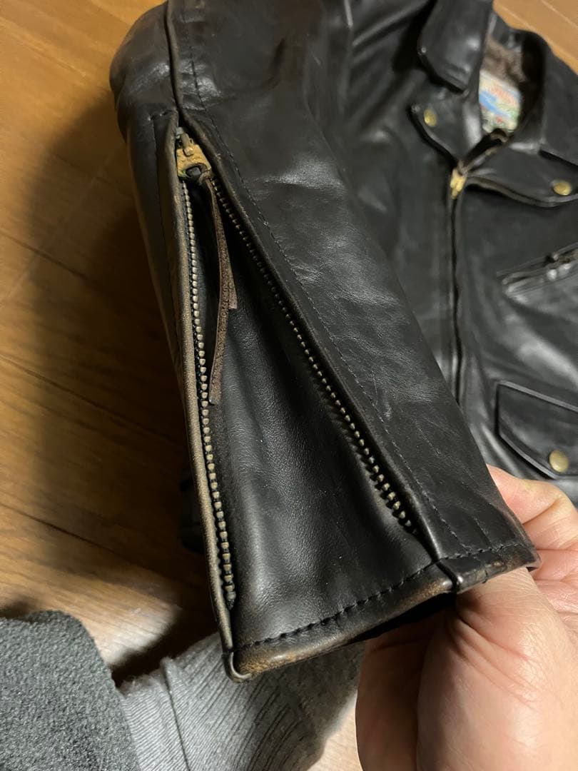 エアロレザー ダブルライダース ホースハイド 36 エアロレザー ホースハイドダブルライダース サイズ36 レザージャケット