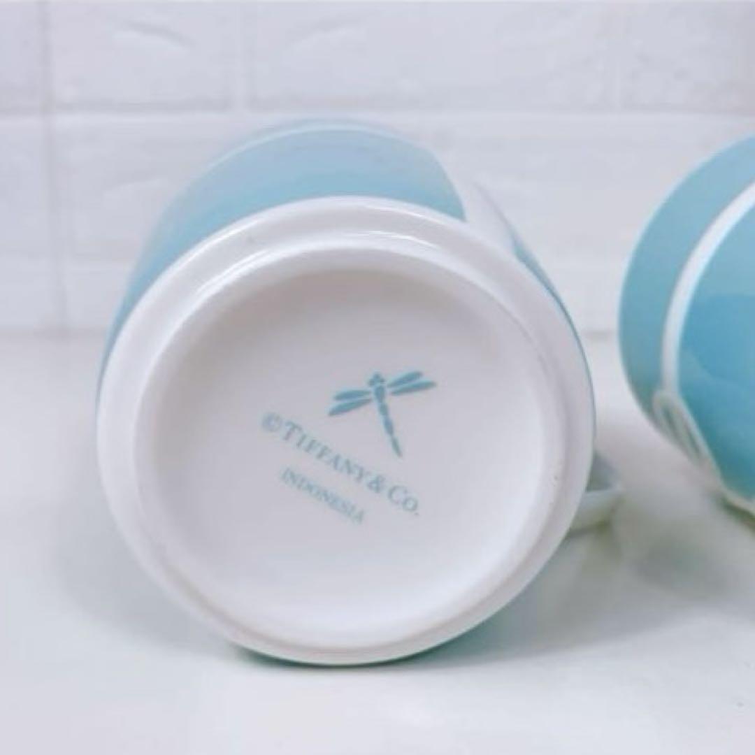 【Tiffany＆Co.】ティファニー　ブルーボックスリボンペアマグカップ箱なし