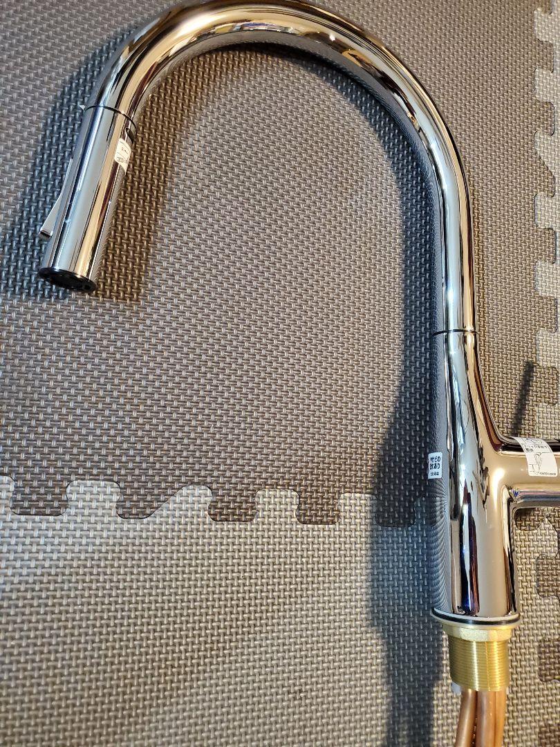 KVK グースネックシングルレバー混合水栓 KM6061EC